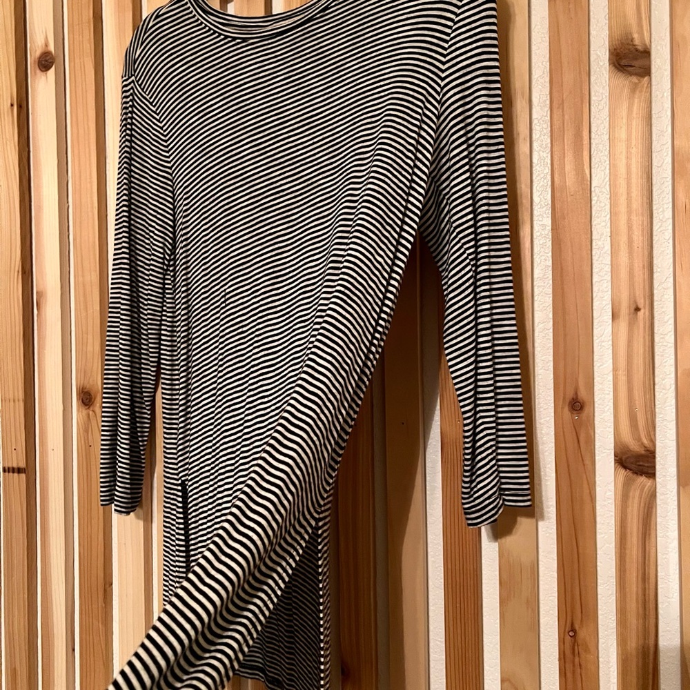 Long sleeve striped AE shirt